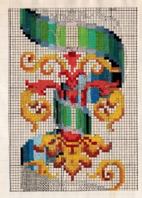Berlin work chart from the Netherlands, mid-19th century.