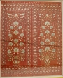 Embroidered tent lining from India, Mughal-style, 18th century.