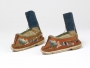 Pair of 19th century lotus shoes from China.