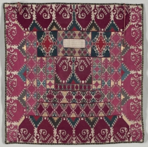 Tajik wedding veil, (late) 19th century.
