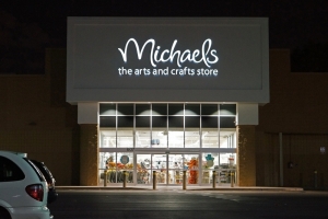 One of the Michaels Arts and Crafts stores, in  Saigus, Massachusetts, USA.