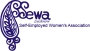 Logo for the Self-Employed Women's Association in Lucknow, India.