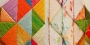 Satin stitch and surface satin stitch to the left, and the reverse side of the cloth to the right.