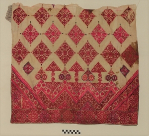 Embroidered panel from Hazara Division, Pakistan, mid-20th century.