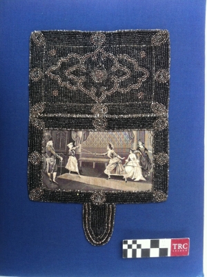 Dance card holder, France, 1920's