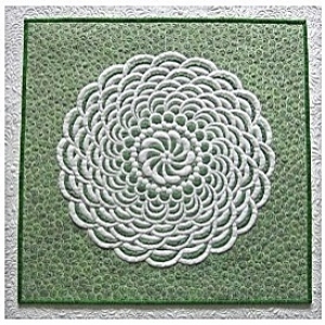 Example of shadow quilting.