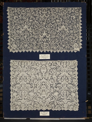 Cravat end, late 17th century, France.