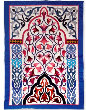 Appliqu&eacute; panel from the Street of the Tentmakers, Cairo, Egypt. 