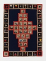 Cover with inlay patchwork, English, second half 19th century.