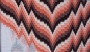 A sample of Florentine stitches.