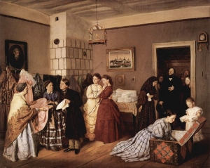 &ldquo;The Dowry&rdquo; by the Russian painter Vasili Pukirev (1832-1890), 1873.