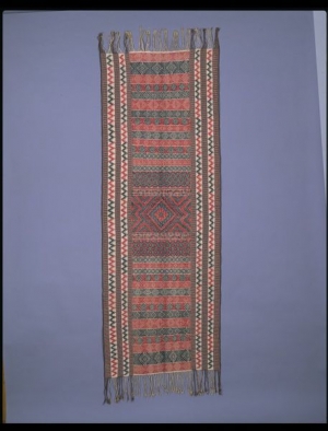 Embroidered hand cloth from Bhutan