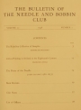 Cover of the Bulletin of the Needle and Bobbin Club, 1938.