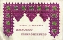 Cover of a DMC booklet on Moroccan embroidery, c. 1930's