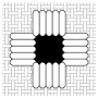 Simple diagram of a series of kloster blocks.