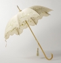 Embroidered parasol, acquired in the Netherlands, c. 1905-1910.