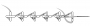 Schematic drawing of the horizontal cross stitch.