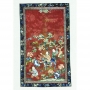 Embroidered apron panel, from China, 19th century.