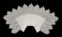 Lace collar, sewn in The Netherlands, but the lace was probaby worked in Italy. About 1625-1640.