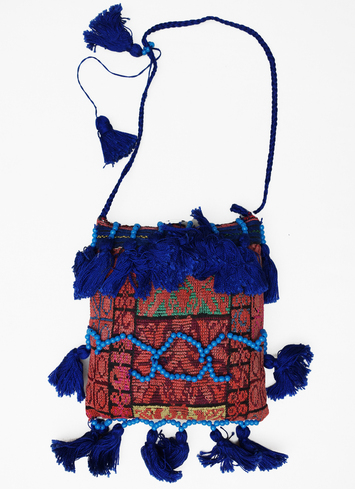 Fig. 1. Padded container for a glass kohl bottle. Palestine, early/mid 20th century (TRC 2005.0086).