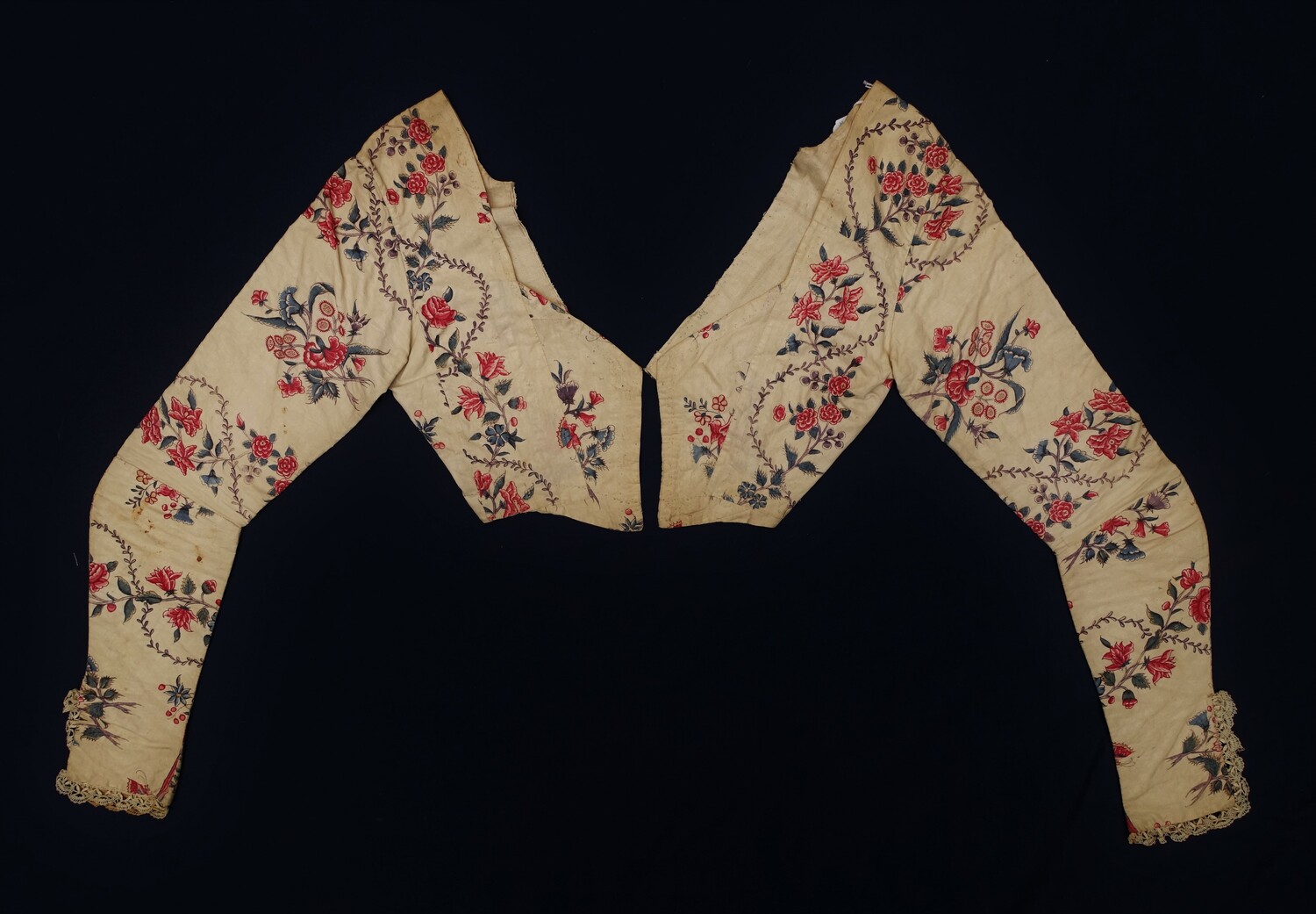 Bodice, originally 18th century, The Netherlands, but remodelled in the 1930s (TRC 2007.0731b).