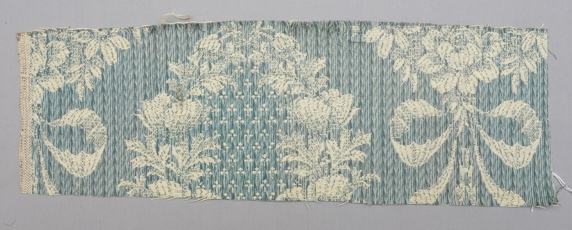 18th century woollen cloth from East Anglia / Norwich (TRC 2011.0390).