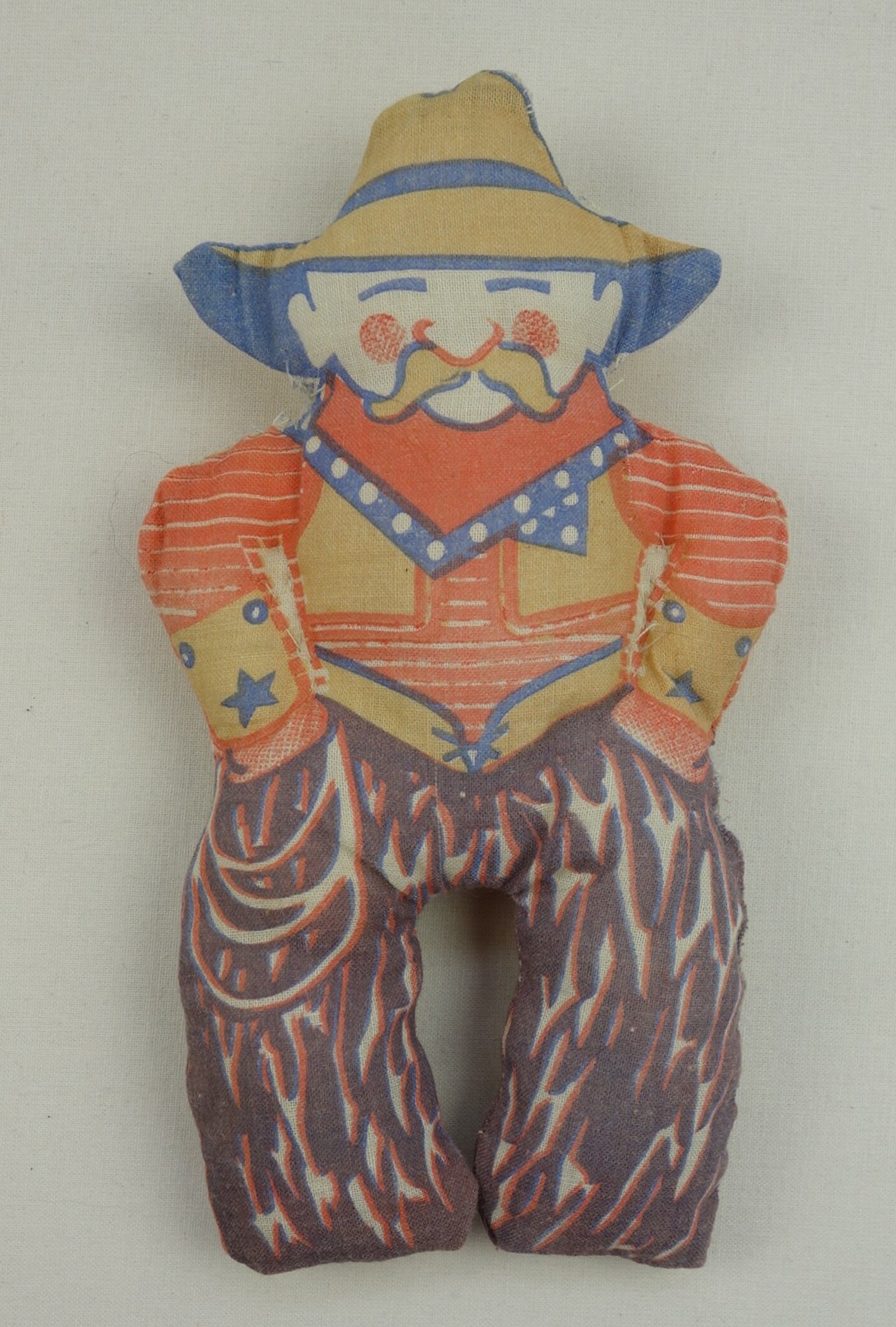 Cowboy cloth doll, USA, 1937. TRC 2017.3276