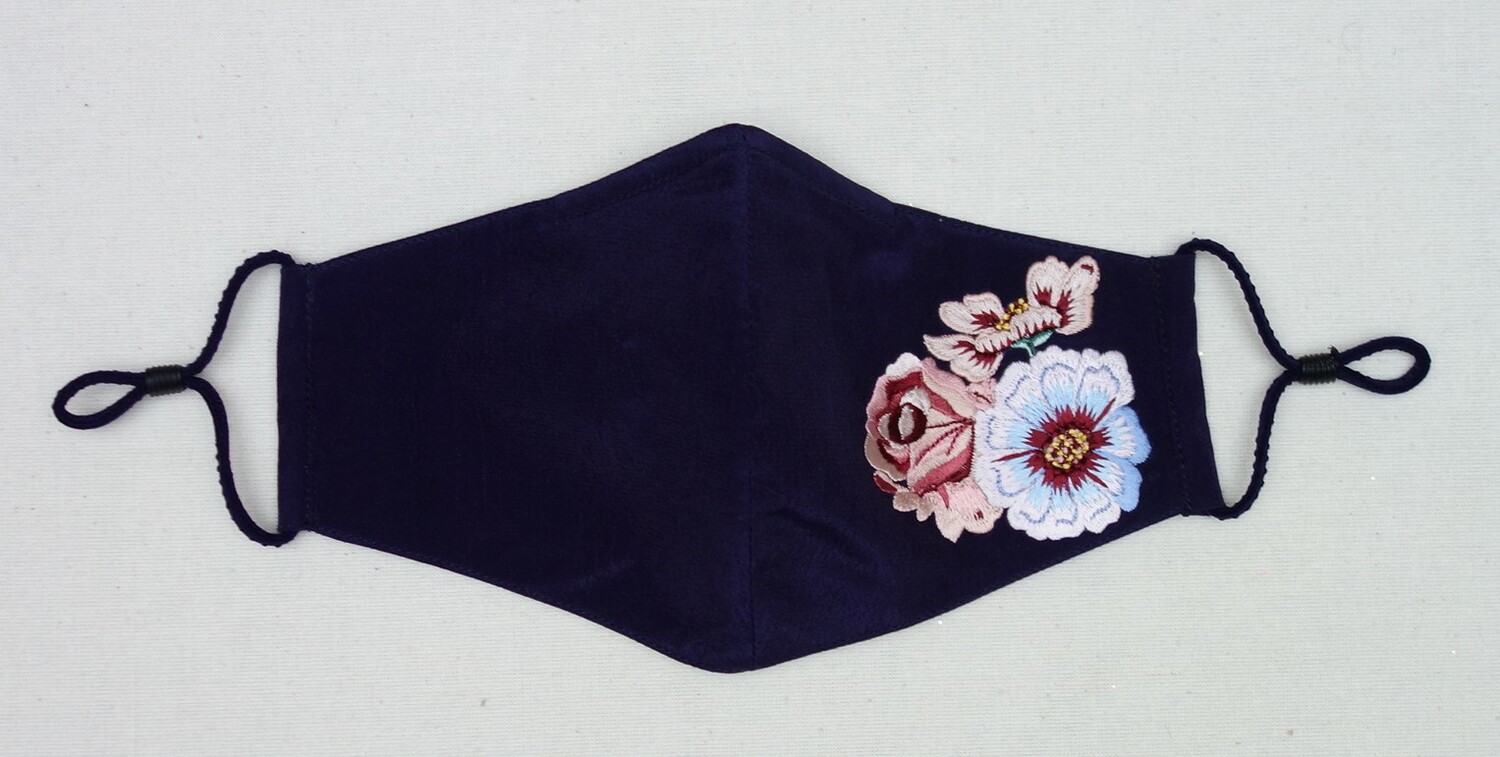 Face mask designed by the firm of Hand&Lock in London, 2020 (TRC 2020.5176a).