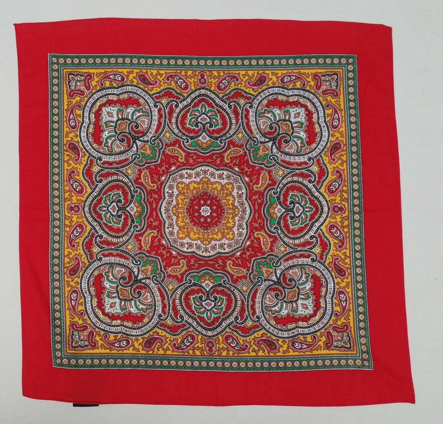 Everyday woman's headscarf from the island of Kihnu, Estonia, early 21st century (TRC 2021.0408d).
