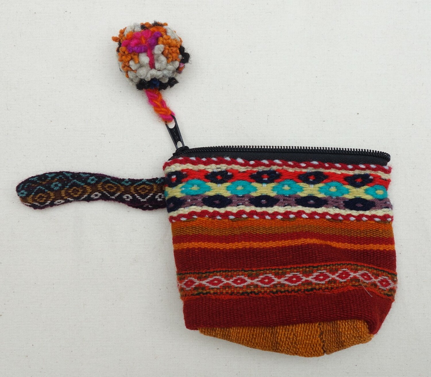 Small bag with woven designs from Peru, c. 2020 (TRC 2021.2072).