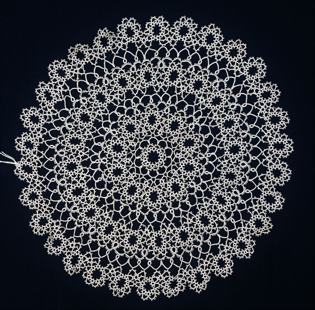 Fig. 2. An example of a tatted doily (TRC 2022.0269).