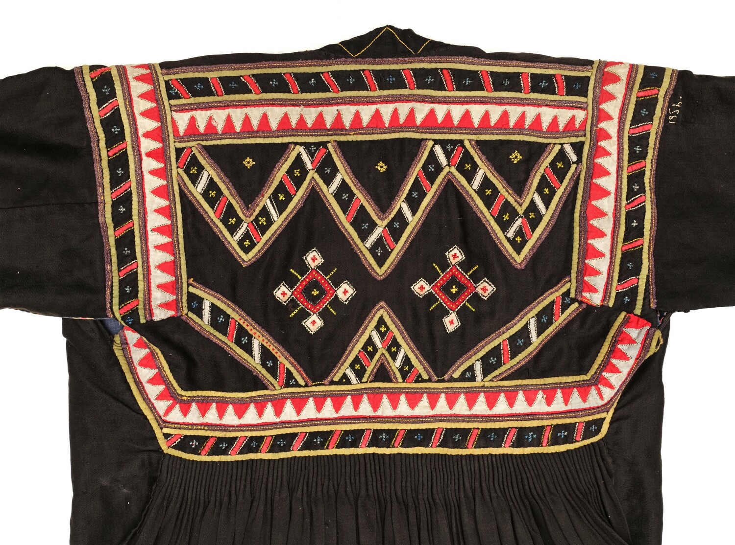 Detail of a Khevsureti woman’s jacket (mid-20th century, TRC 2022.1088)