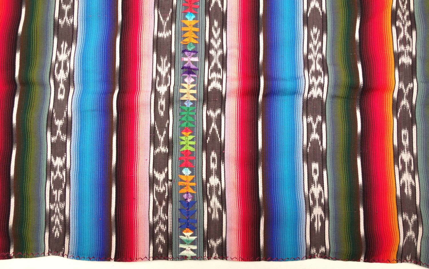 Ikat cloth from Guatemala, late 20th century (TRC 2022.2301).