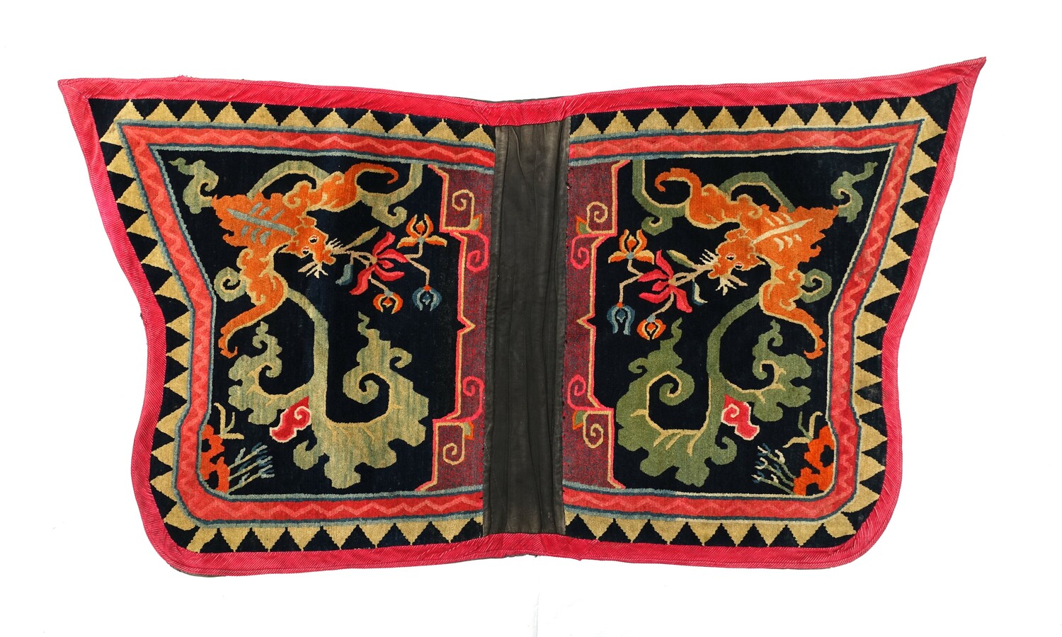 Fig. 1. Tibetan saddle rug (TRC 2025.0765a).