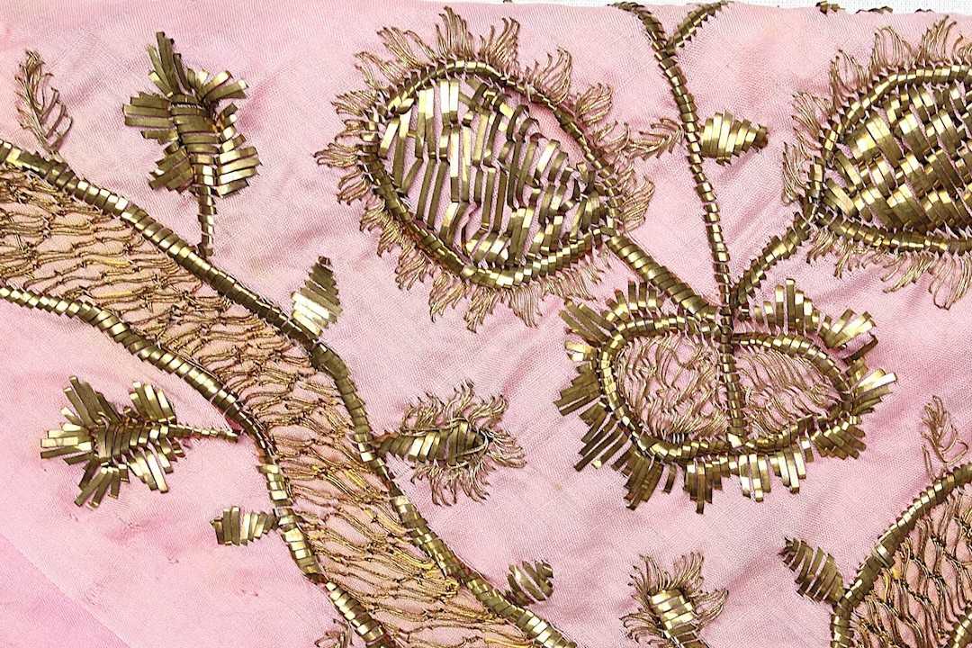 Detail of a women's headscarf, Sille, near Konya, Turkey, early 20th century (TRC 2025.0803e).