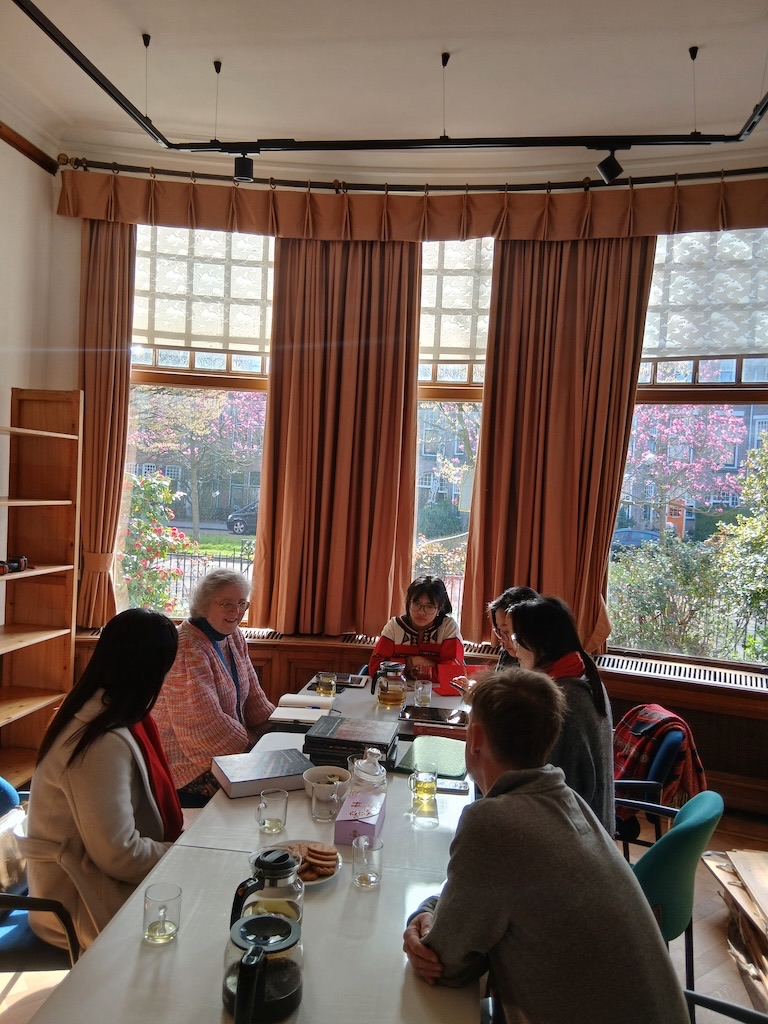 Meeting in the front room of Boerhaavelaan 6, May 2026.