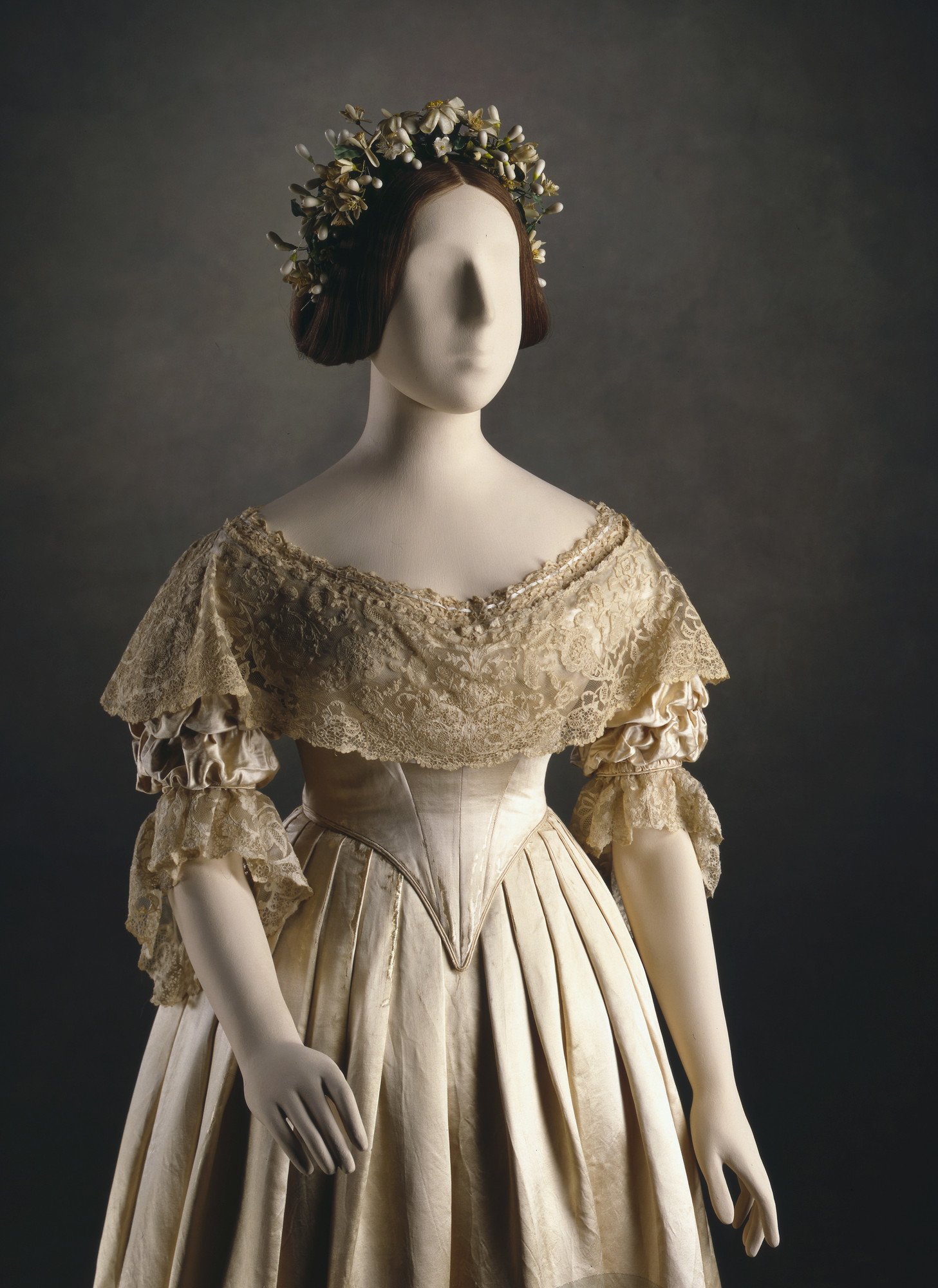 Queen Victoria's wedding dress, RCIN 71975.