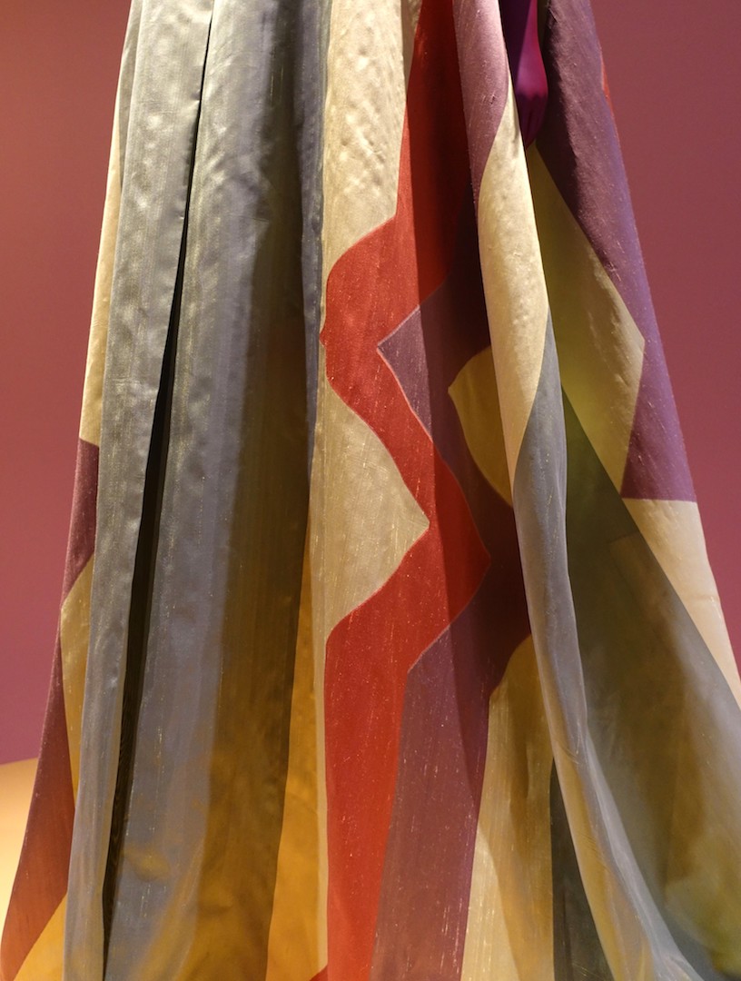 Detail of dress ‘Sahraouia gandoura’ by Kenza Bennani, New Tangier, 2024. Photograph by Christina de Korte.