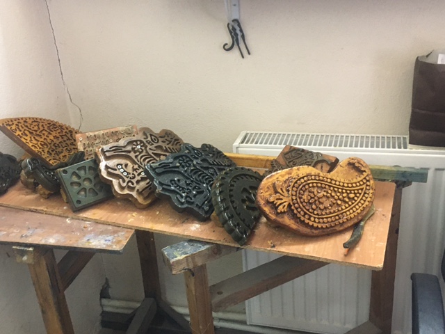 Wooden printing blocks from modern Georgia, for decorating the lurj1 supra.