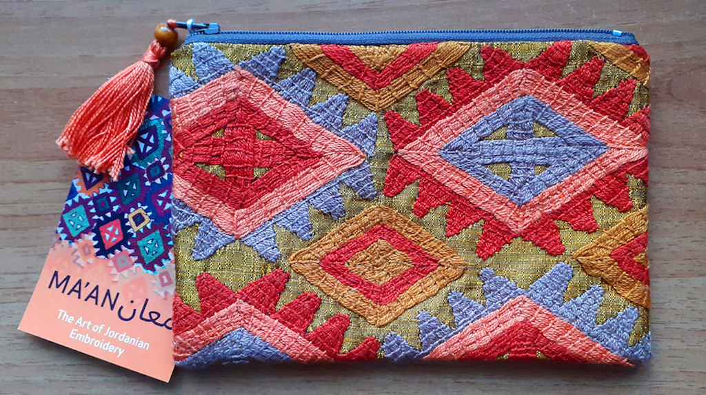 Sample of Ma'an local women's work produced by the Jordan Craft Centre in collaboration with the Tiraz Centre.