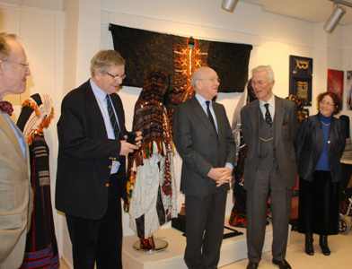 Opening van de TRC tentoonstelling over Arabische borduurkunst, 9 maart 2010.
