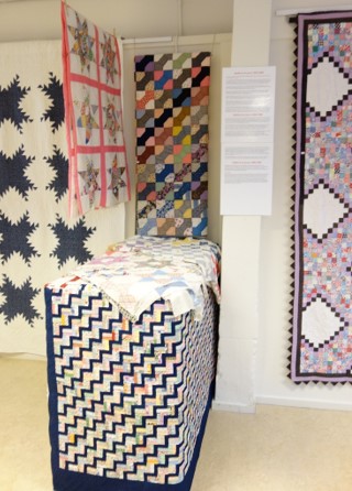 Quilts from the first half of the 20th century.