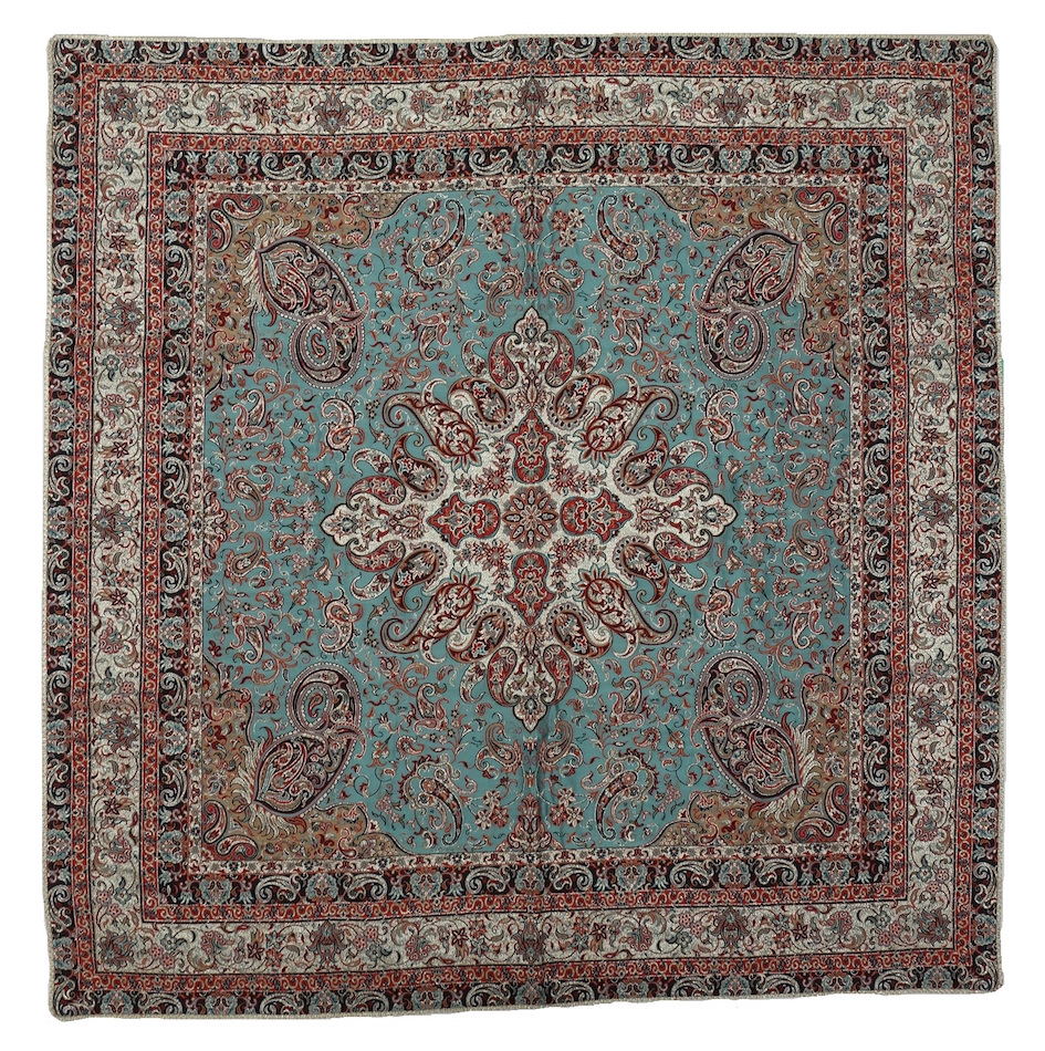 Woven (brocade) cloth from Yazd, Iran, presented to the TRC by H.E. Masoud  Soltanifar, Vice-President of Iran.